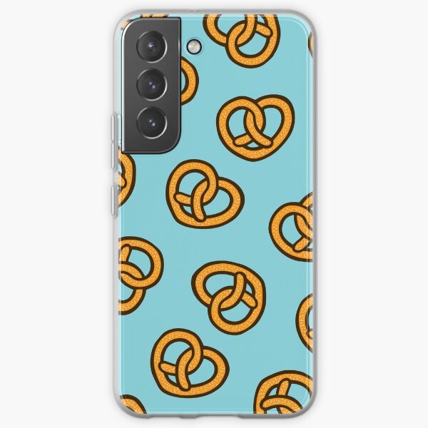 I Heart Pretzels Pattern Samsung Galaxy Soft Case