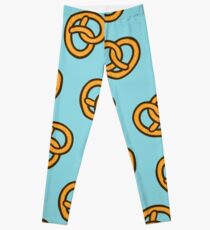 I Heart Pretzels Pattern Leggings