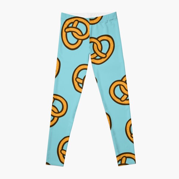 I Heart Pretzels Pattern Leggings