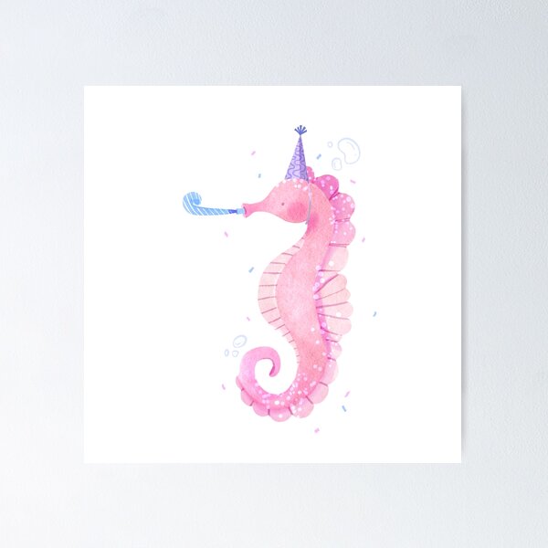 Marco the seahorse Poster