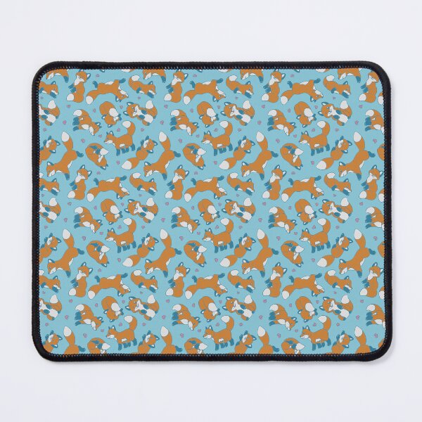 Item preview, All Over The Fox - Blue designed and sold by PoonieFox.