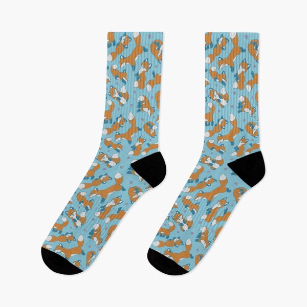 Item preview, All Over The Fox - Blue designed and sold by PoonieFox.
