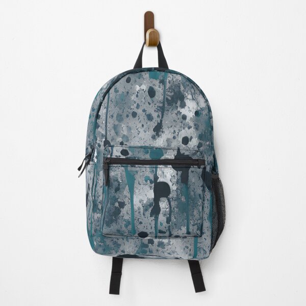 Item preview, Abstract blue paint splatter pattern designed and sold by CasualMadness.