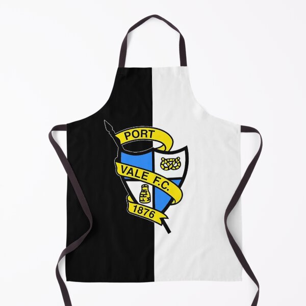 Item preview, Port Vale FC retro 1983-2013 (80s, 90s, 00s) logo split - Black/white designed and sold by Etchedclothing.