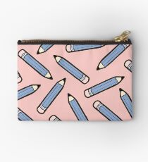 Pencil Power Rose Quartz & Serenity Pattern Studio Pouch