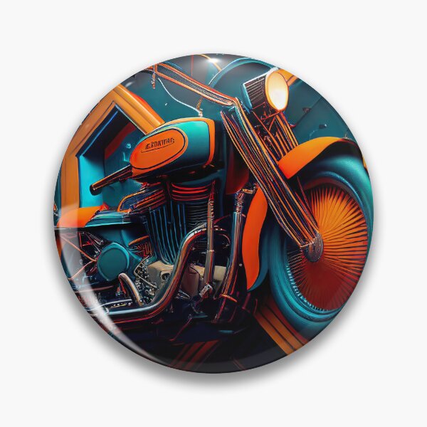 Item preview, Futuristic Motorcycle neon art  designed and sold by FRESH-n-COOL.