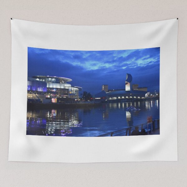Item preview, Salford Quays Manchester at night designed and sold by shakey.