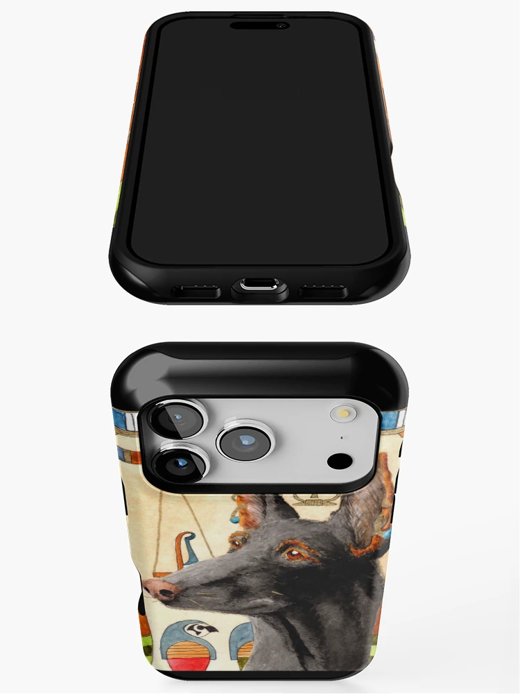 Thumbnail 3 of 4, iPhone Case, Anubis designed and sold by Rey Mehlhorn.