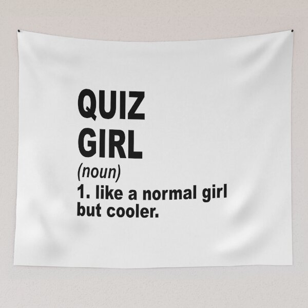 Item preview, Quiz Sister,Quiz girl like a normal girl but cooler designed and sold by Dogs Geeky⭐⭐⭐⭐⭐.