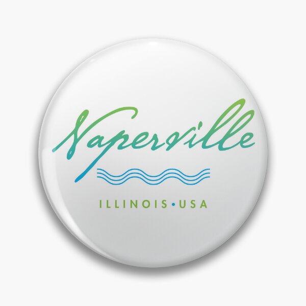 Item preview, Naperville Illinois Typographic River Design designed and sold by Futurebeachbum.