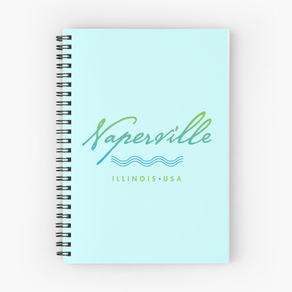 Item preview, Naperville Illinois Typographic River Design designed and sold by Futurebeachbum.