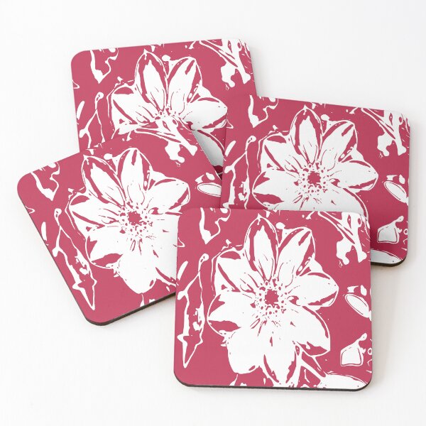 Item preview, magenta flower designed and sold by estilolukino.