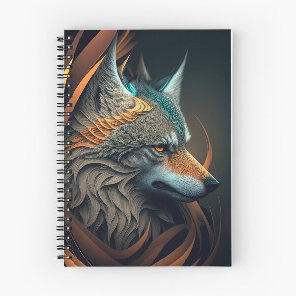 Item preview, Abstract Wolf Painting: The Fearless Hunter designed and sold by EHouseArt.