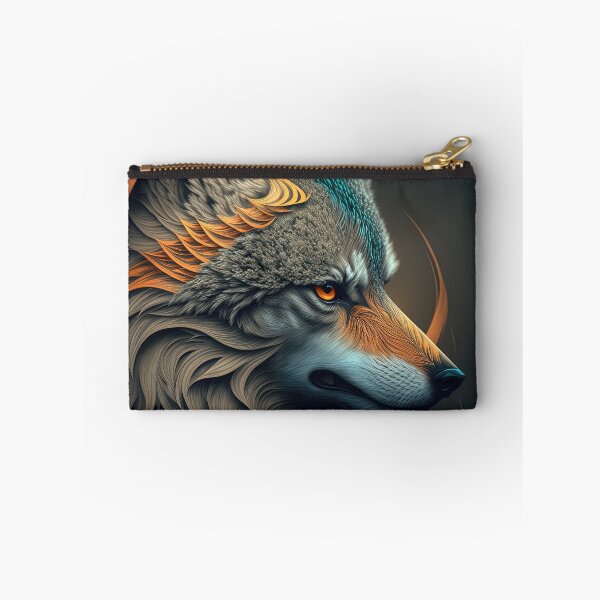 Item preview, Abstract Wolf Painting: The Fearless Hunter designed and sold by EHouseArt.