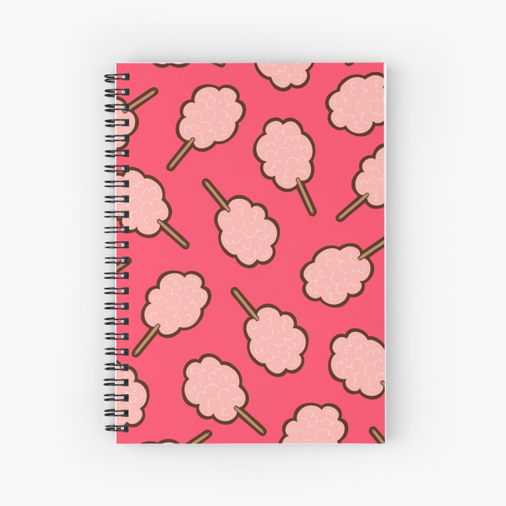 Cotton Candy Pattern Spiral Notebook