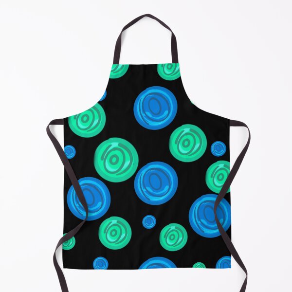 Item preview, Green and Blue Bauble Swirl - Pattern designed and sold by jolabrese.