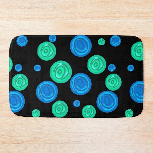 Item preview, Green and Blue Bauble Swirl - Pattern designed and sold by jolabrese.