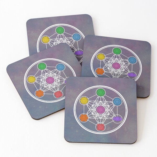 Item preview, Metatron's Cube & Chakras designed and sold by PyroPlumis.