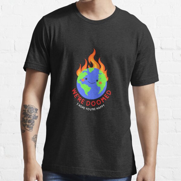 Doomed Shirt Planet Earth Pollution Greta Climate Change Shirt Sos