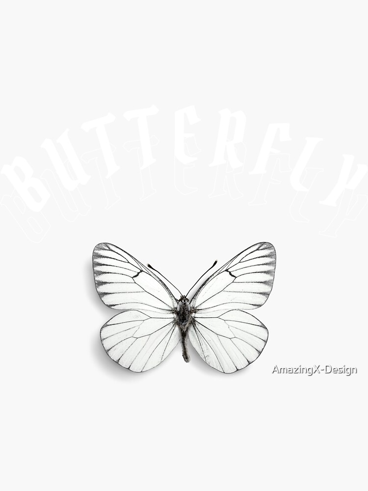"Butterfly Aesthetic" Sticker for Sale by AmazingXDesign Redbubble