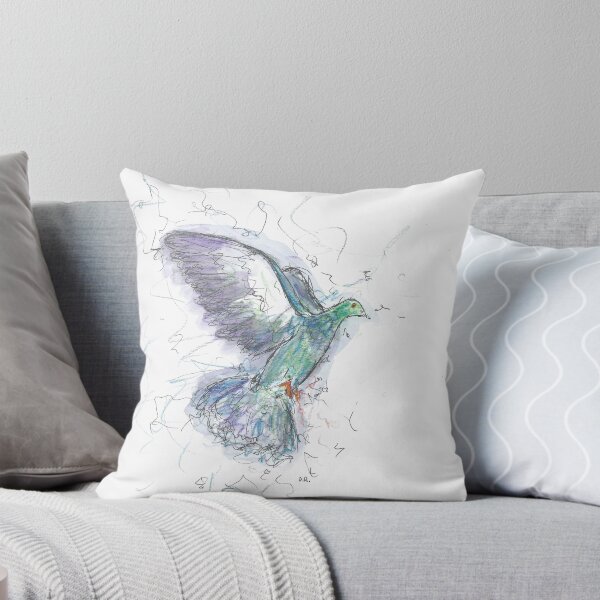 Item preview, Pigeon in Flight pen drawing. designed and sold by DebTheZeb.