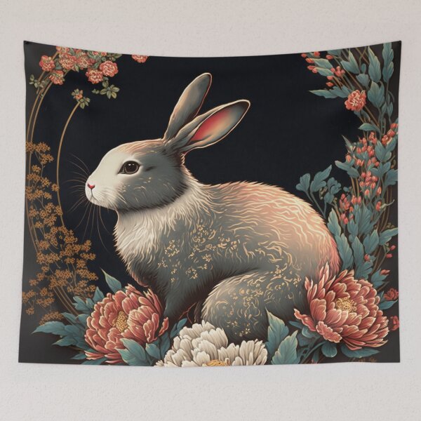 Item preview, Chinese year of the rabbit 2023 designed and sold by NattyCorvus.