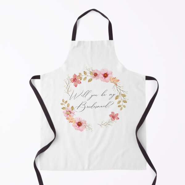 Item preview, Will you be my Bridesmaid watercolor flower wreath design Team bridesmaid designed and sold by skapastudios.