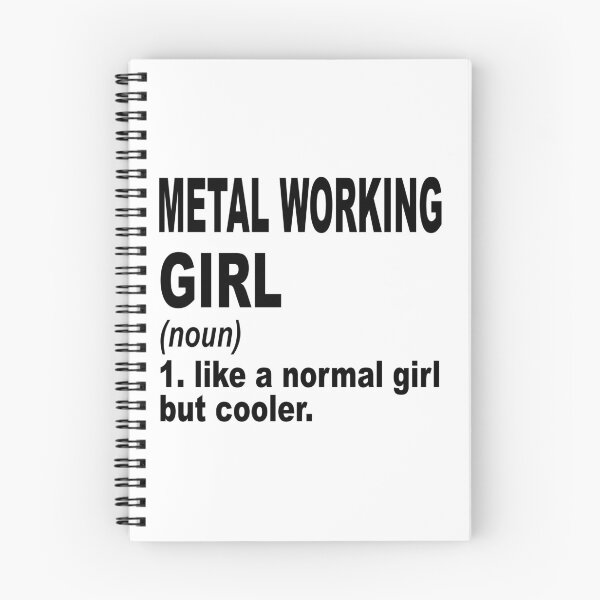 Item preview, Metal Working Girl Like A Normal Girl But Cooler,Metal Working Lovers Gift designed and sold by Dogs Geeky⭐⭐⭐⭐⭐.