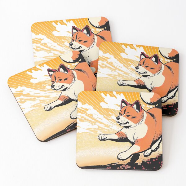 Item preview, Akita Inu Dog old style designed and sold by Makoto-Styl.