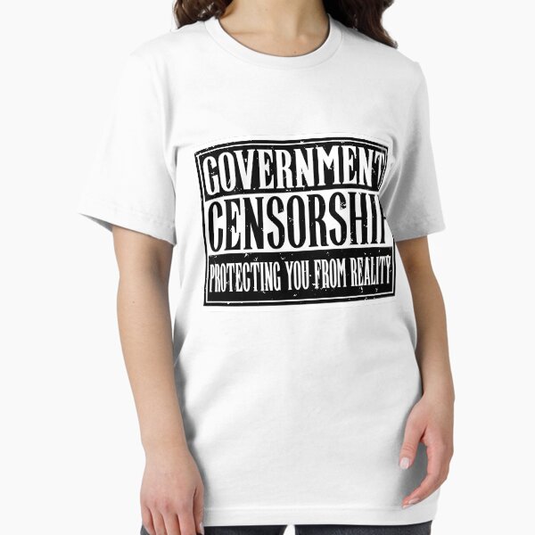 Item preview, Political Government Censorship T-shirt designed and sold by Calami-Tees.