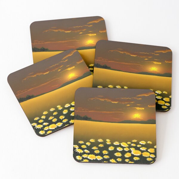 Item preview, Daisy sunset wallpaper designed and sold by gramizzia.