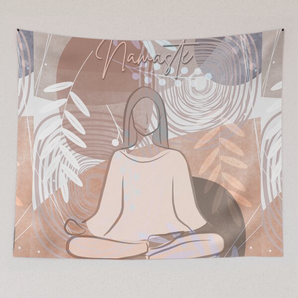 Item preview,  Namaste yoga relaxing boho artwork  designed and sold by TipTopTapo.