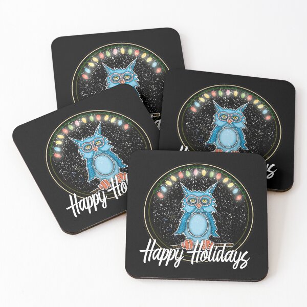 Item preview, Copy of Happy Holidays... Owls.. designed and sold by AtelierFafard.