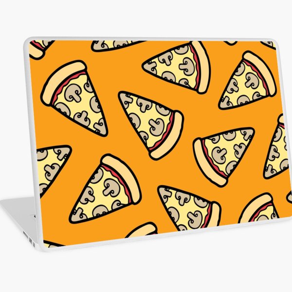 Mushroom Pizza Pattern Laptop Skin