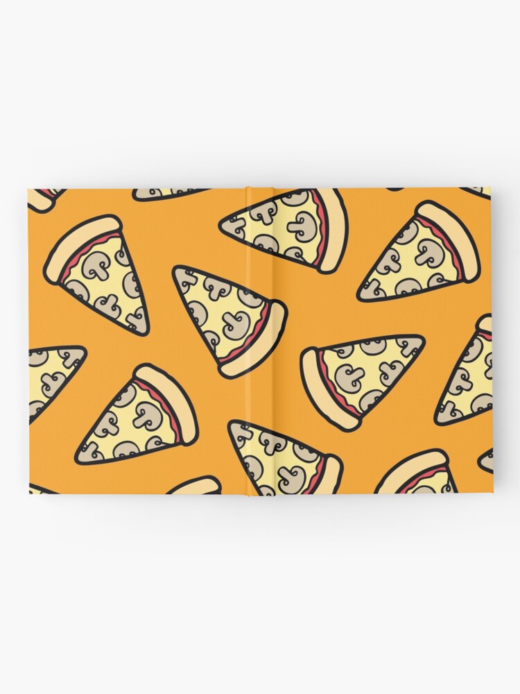 Alternate view of Mushroom Pizza Pattern Hardcover Journal