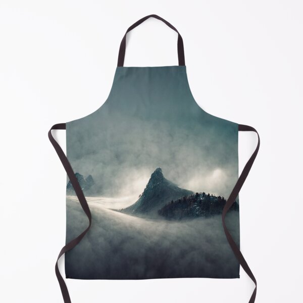 Item preview, Tree Covered Mountain Covered by Dense Fog #2 designed and sold by Galviato.