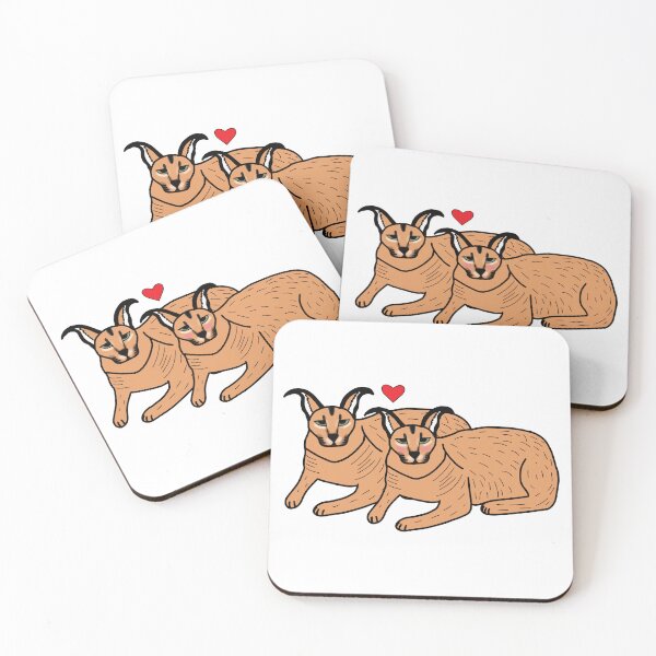 Item preview, Big Floppa Caracal Couple In Love designed and sold by Softsi.