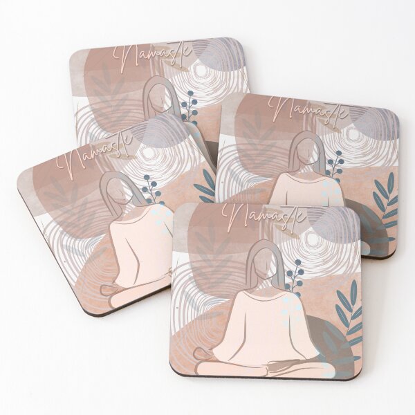 Item preview, Namaste yoga relaxing boho artwork  designed and sold by TipTopTapo.