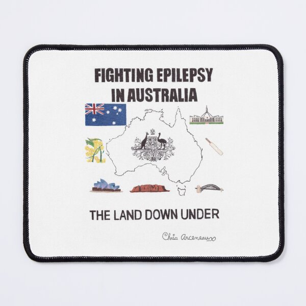 Item preview, FIGHTING EPILEPSY IN AUSTRALIA designed and sold by The-ESP-Shirts.
