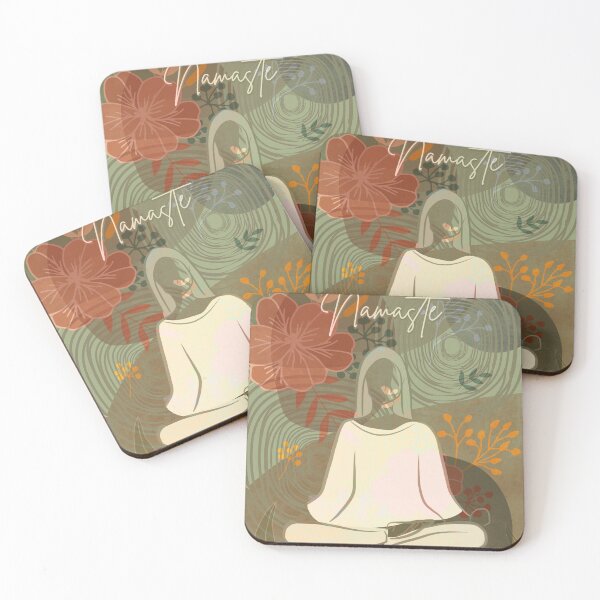 Item preview, Namaste yoga relaxing boho artwork  designed and sold by TipTopTapo.