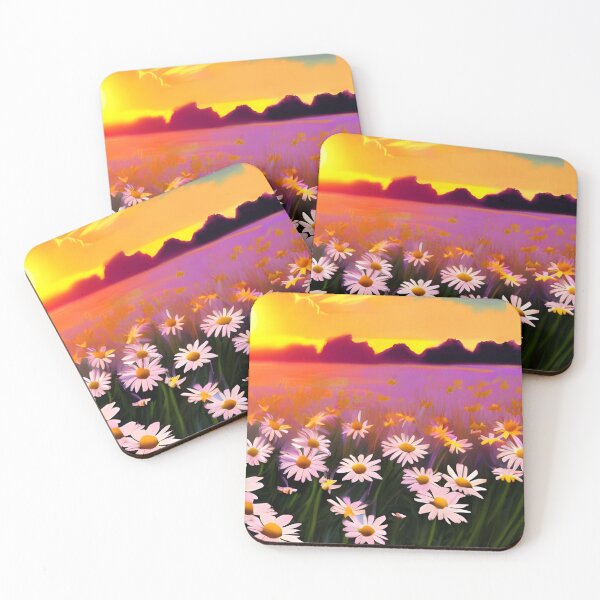 Item preview, Daisy sunset wallpaper designed and sold by gramizzia.