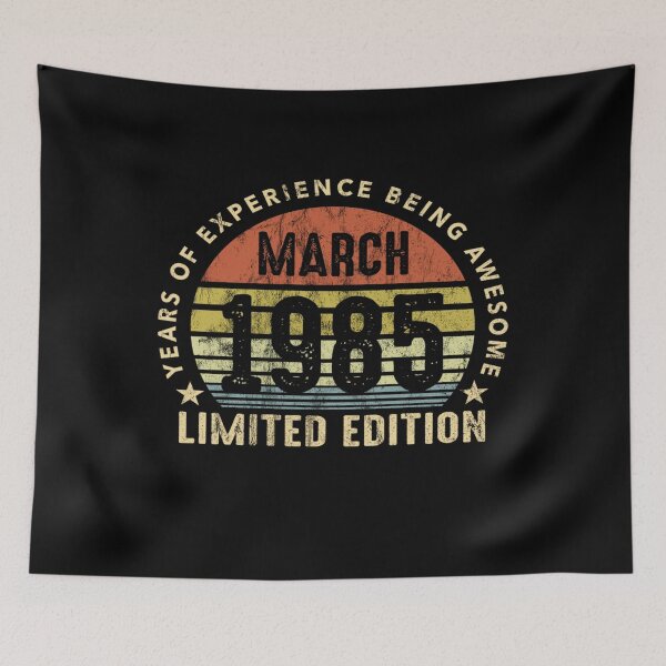 Item preview, Born In March 1985 Birthday Limited Edition 35th Birthday designed and sold by Melanies16.