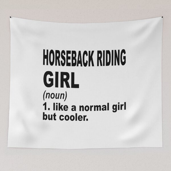Item preview, Horseback Riding girl Definition,Horseback Riding Girl Like A Normal Girl But Cooler designed and sold by Dogs Geeky⭐⭐⭐⭐⭐.