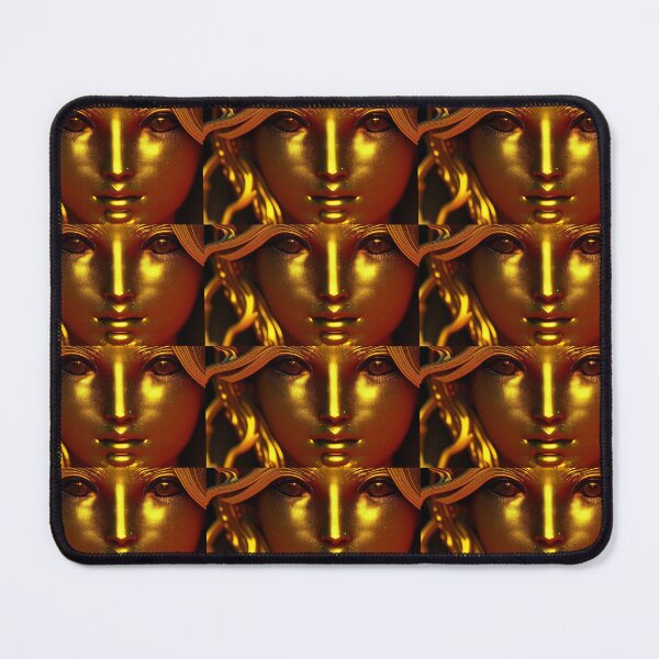 Item preview, female gold pure gold face designed and sold by AbundanceMind.