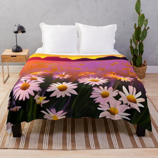 Item preview, Daisy sunset wallpaper designed and sold by gramizzia.