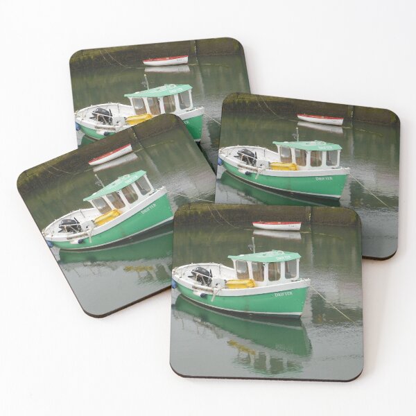 Item preview, Little green fishing boat designed and sold by Alipali64.