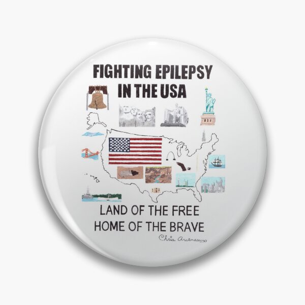 Item preview, FIGHTING EPILEPSY IN THE USA designed and sold by The-ESP-Shirts.
