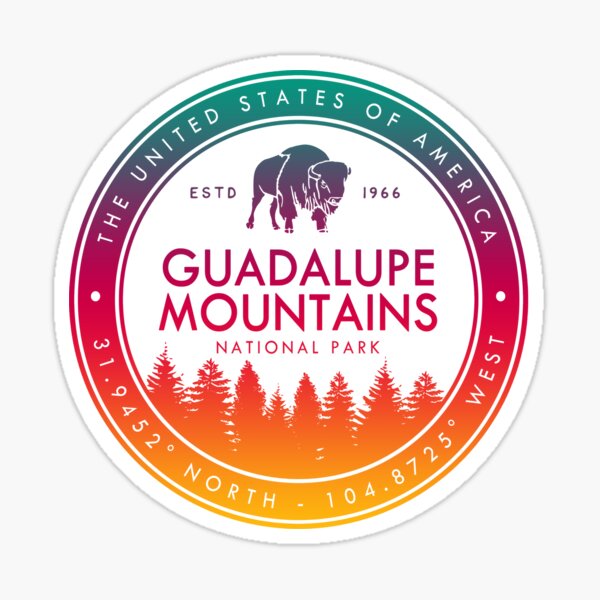 Guadalupe Mountains National Park Stickers | Redbubble