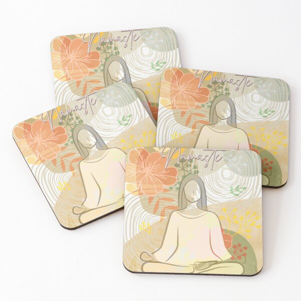 Item preview, Namaste yoga relaxing boho artwork  designed and sold by TipTopTapo.
