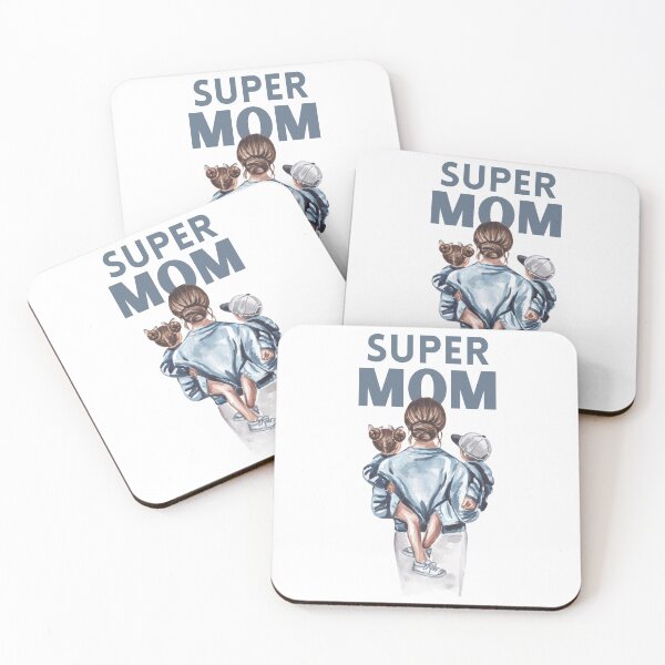 Item preview, SUPER MOM designed and sold by AmazingX-Design.